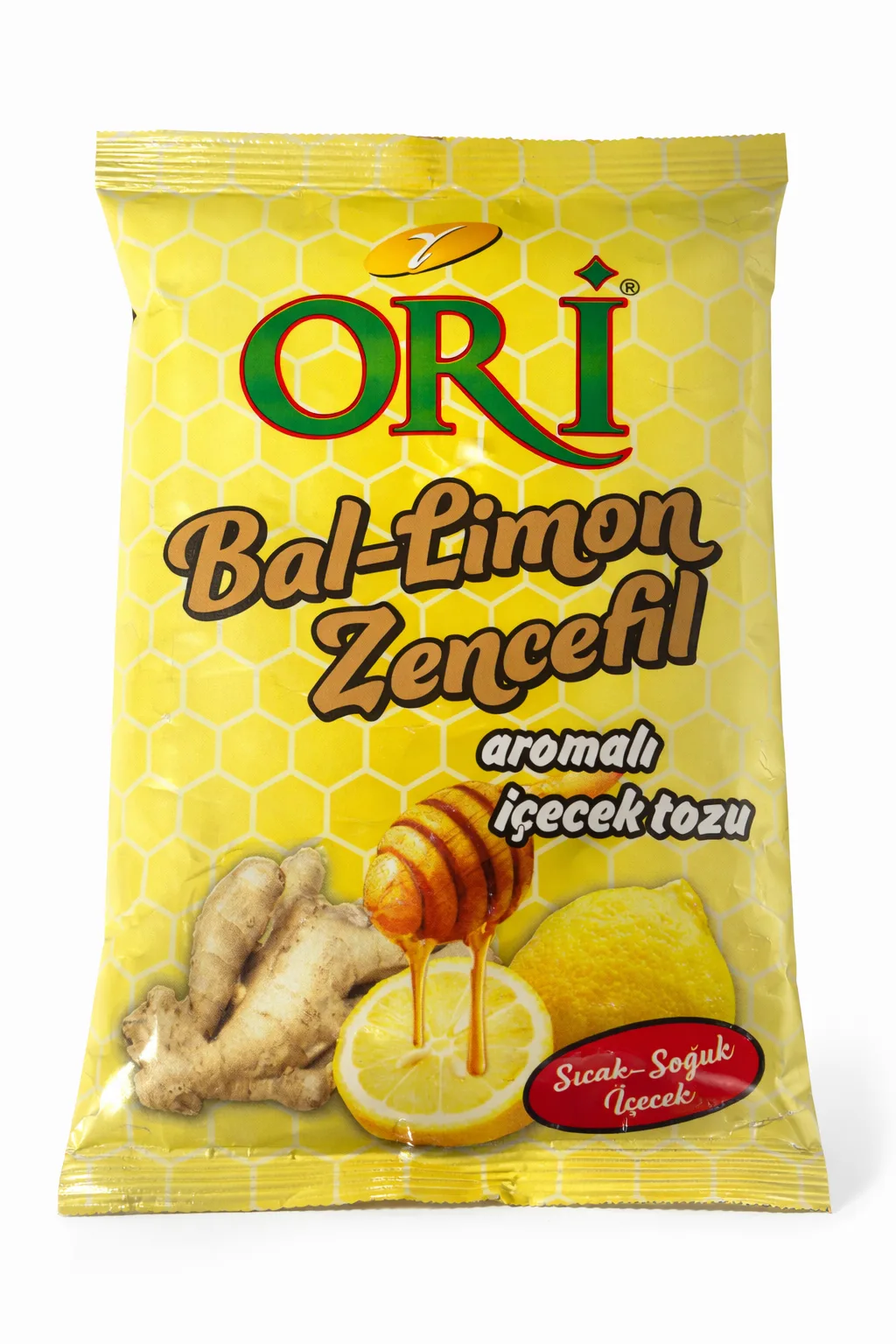 ORİ 250 gr Ballı Limonlu Zencefil Aromalı İçecek Tozu 24'lü