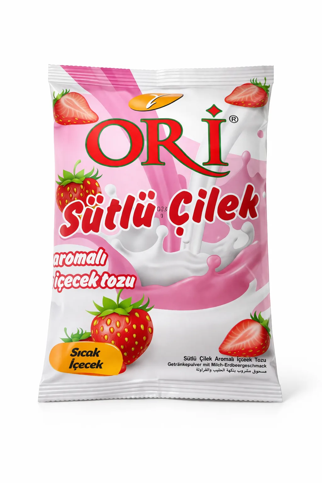 ORİ 250 gr Sütlü Çilek Aromalı İçecek Tozu 24'lü