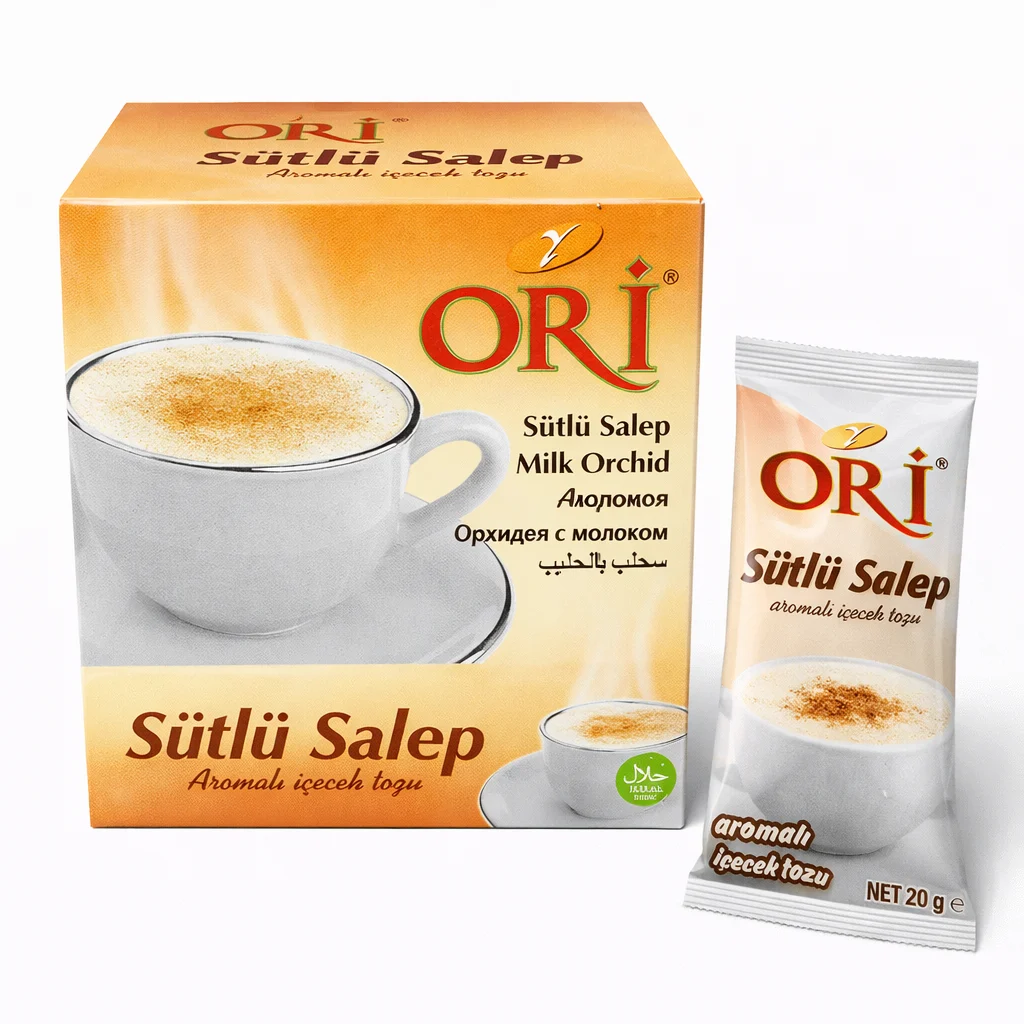 ORİ 20 gr Sütlü Salep Aromalı İçecek Tozu 12'li