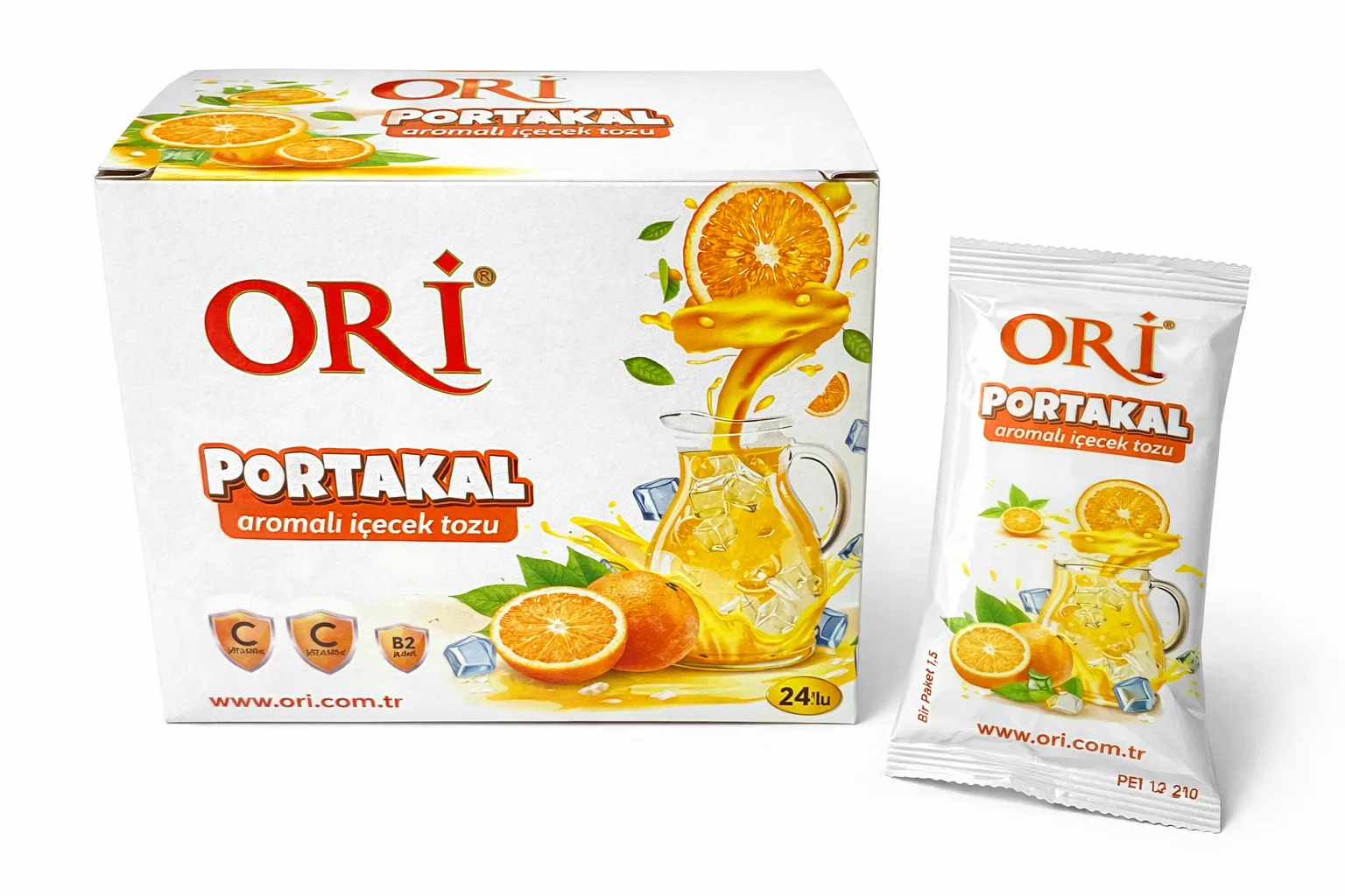 ORİ 9 gr Portakal Aromalı İçecek Tozu No:3