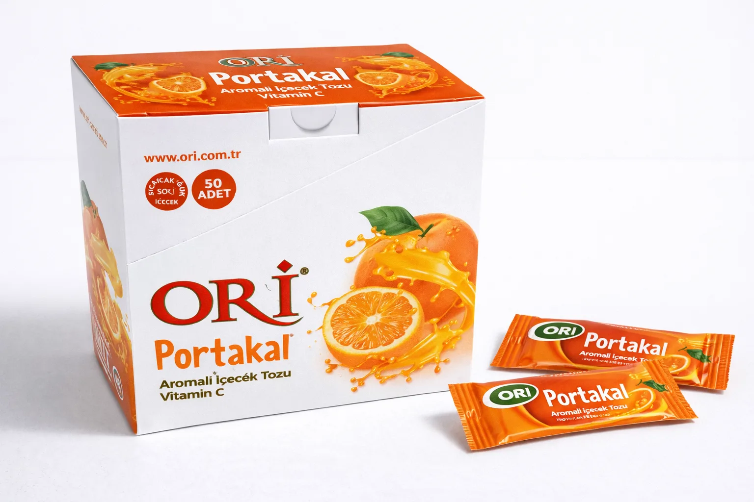 ORİ 1,5 gr Portakal Aromalı İçecek Tozu 36'lı