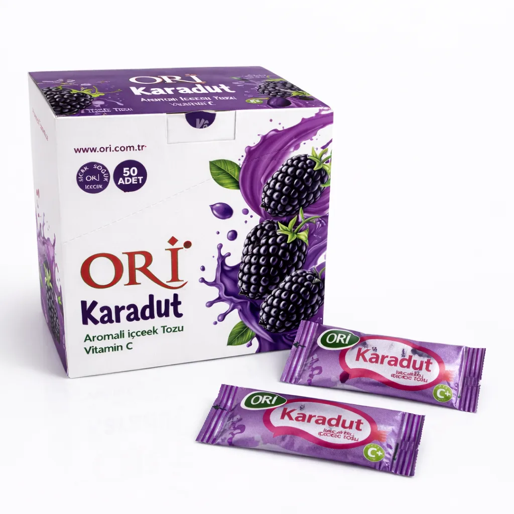 ORİ 1,5 gr Karadut Aromalı İçecek Tozu 36'lı