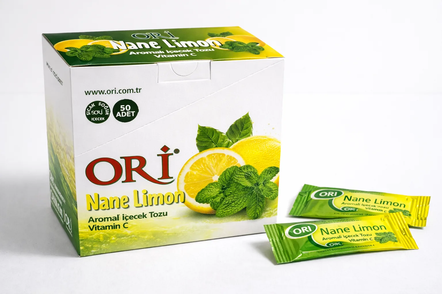 ORİ 1,5 gr Nane Limon Aromalı İçecek Tozu 36'lı