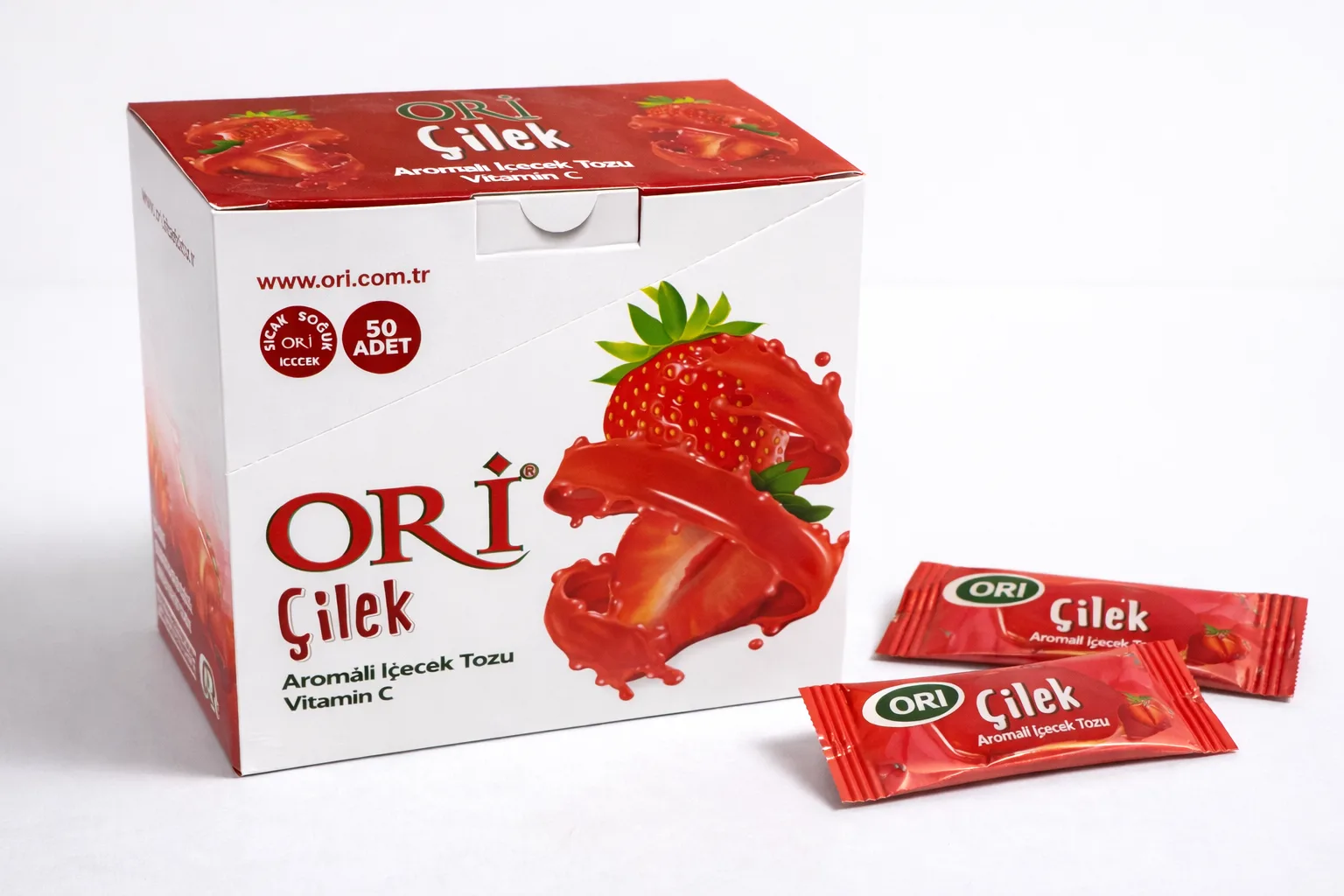 ORİ 1,5 gr Çilek Aromalı İçecek Tozu 36'lı
