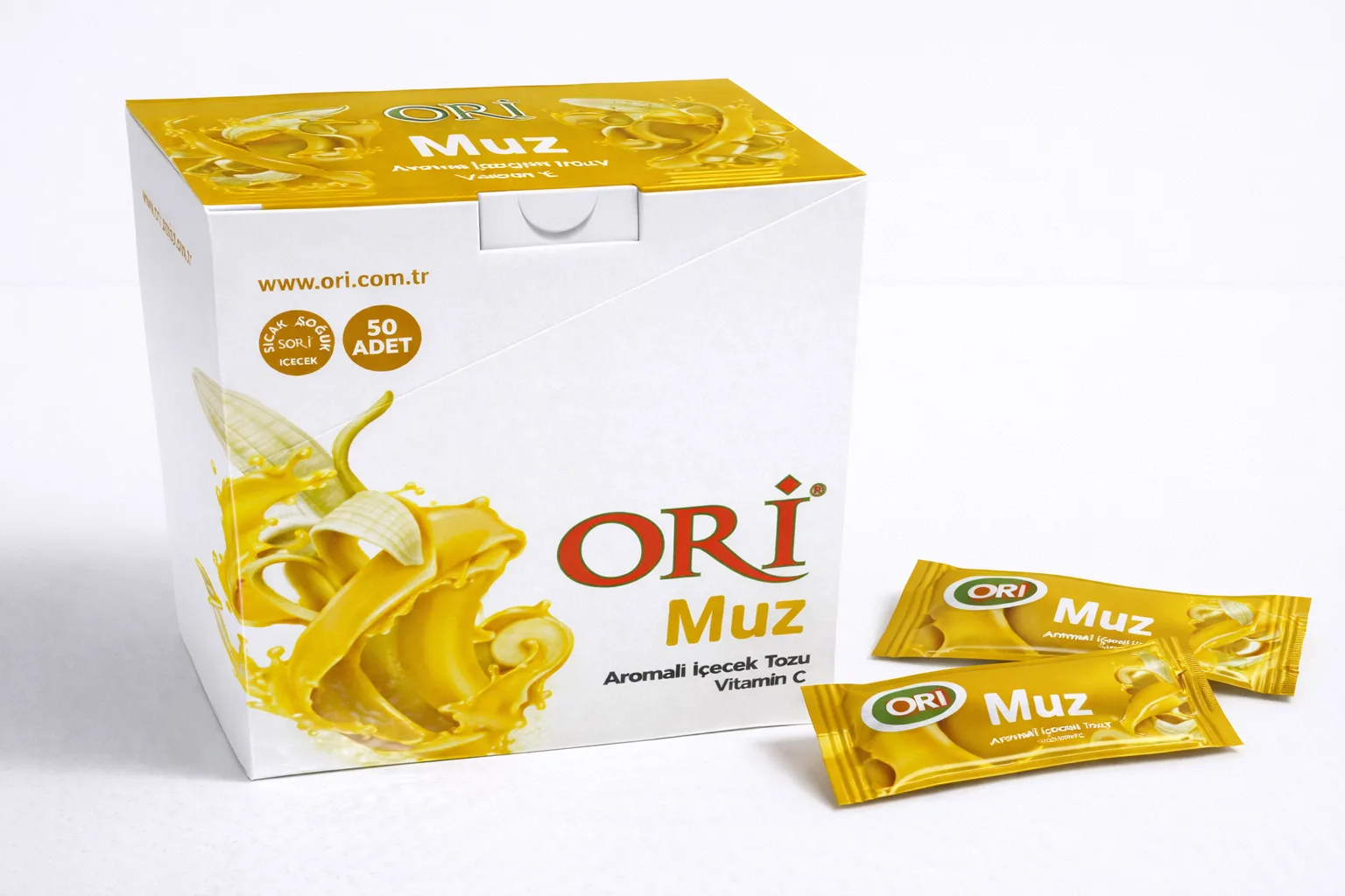 ORİ 1,5 gr Sütlü Muz Aromalı İçecek Tozu 36'lı