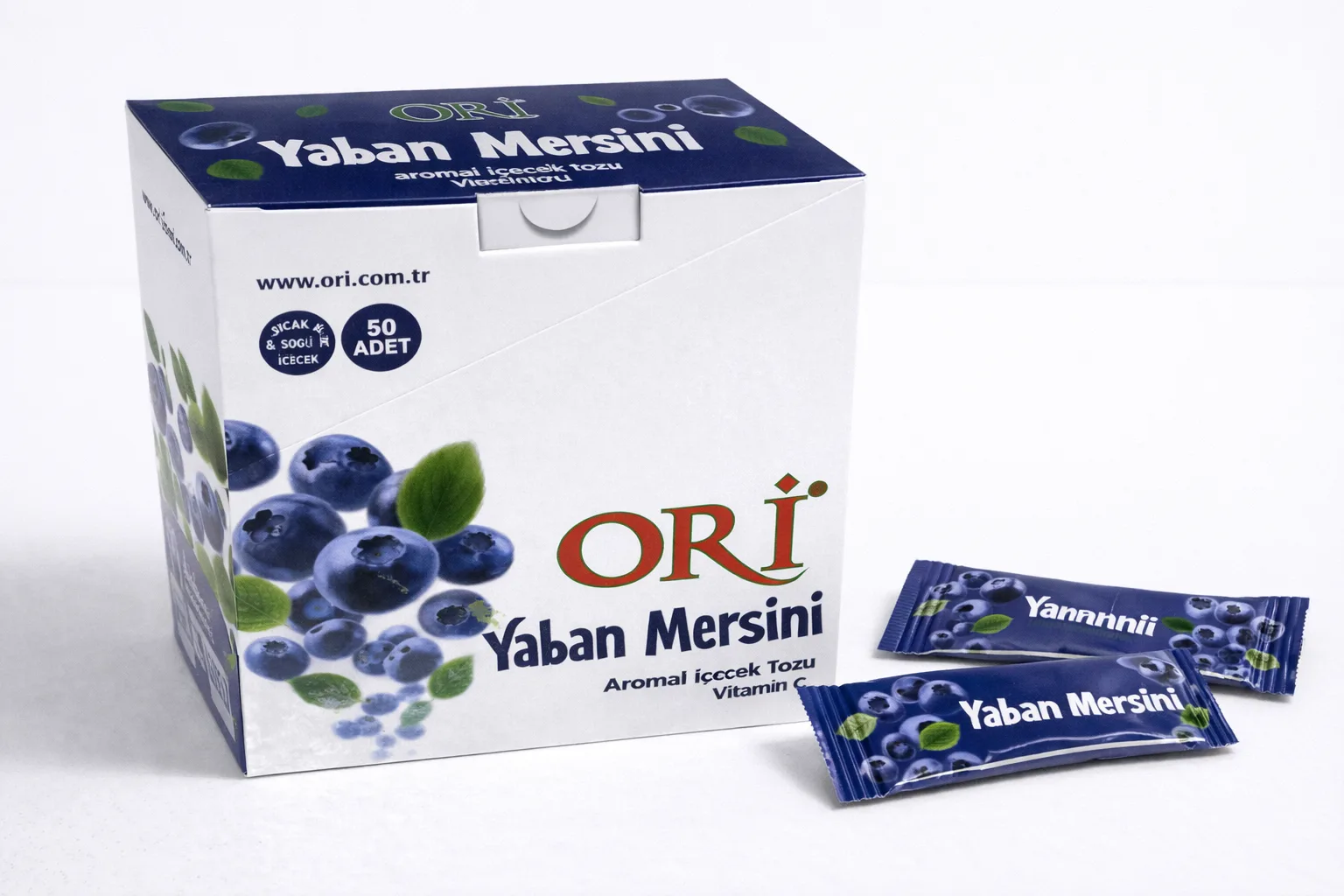 ORİ 1,5 gr Yaban Mersini Aromalı İçecek Tozu 36'lı