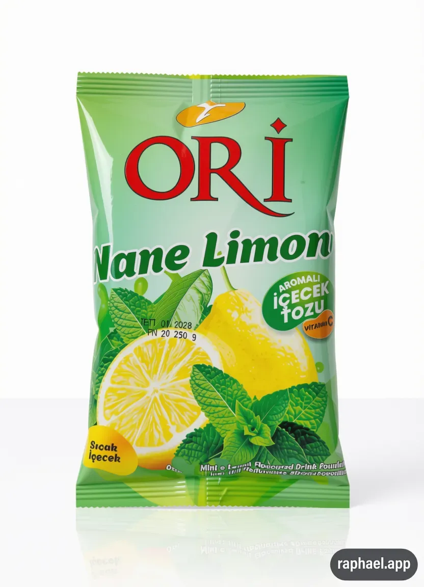ORİ 250 gr Nane Limon Aromalı İçecek Tozu 24'lü