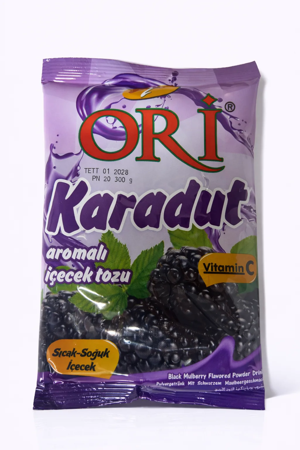 ORİ 300 gr Karadut Aromalı İçecek Tozu 24'lü