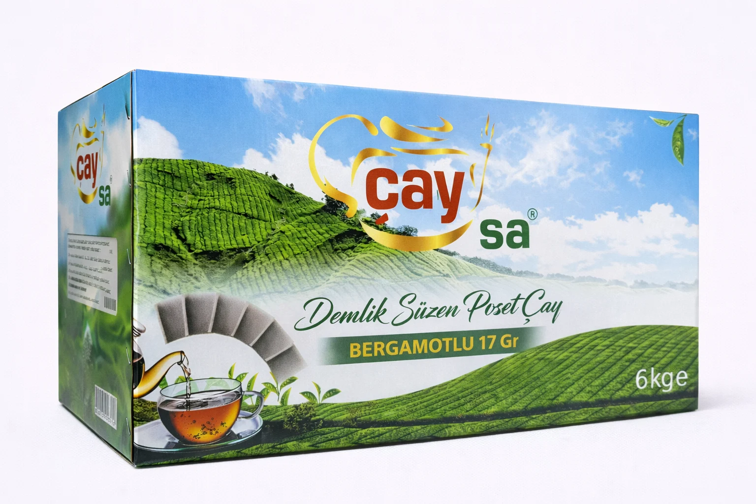 Çaysa Demlik Poşet Bergamotlu 17gr 6 kg