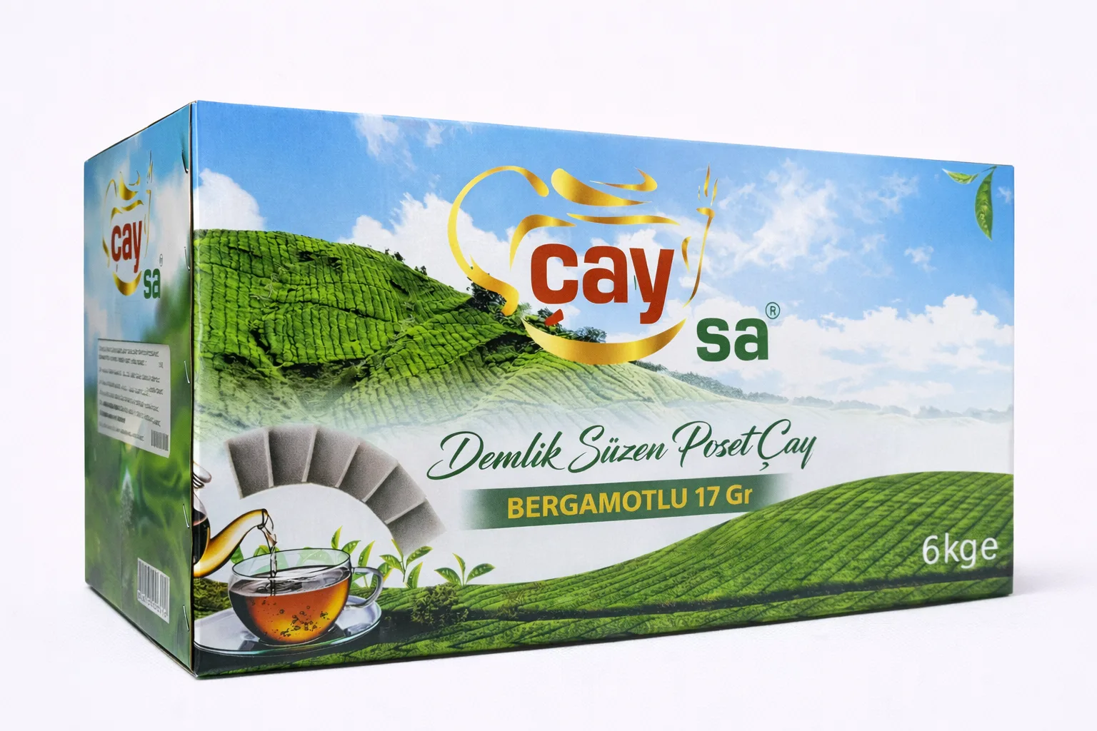 Çaysa Demlik Poşet Bergamotlu 34gr 6 kg