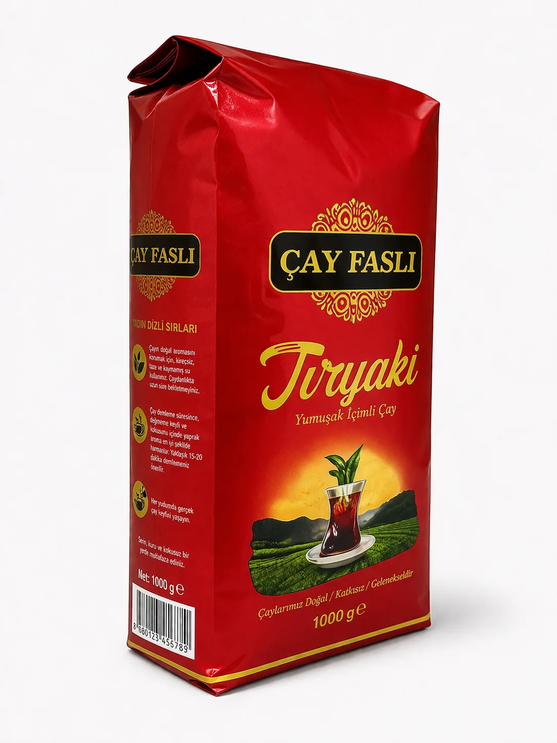 Çay Faslı Tiryaki Dökme Siyah Çay 1 kg