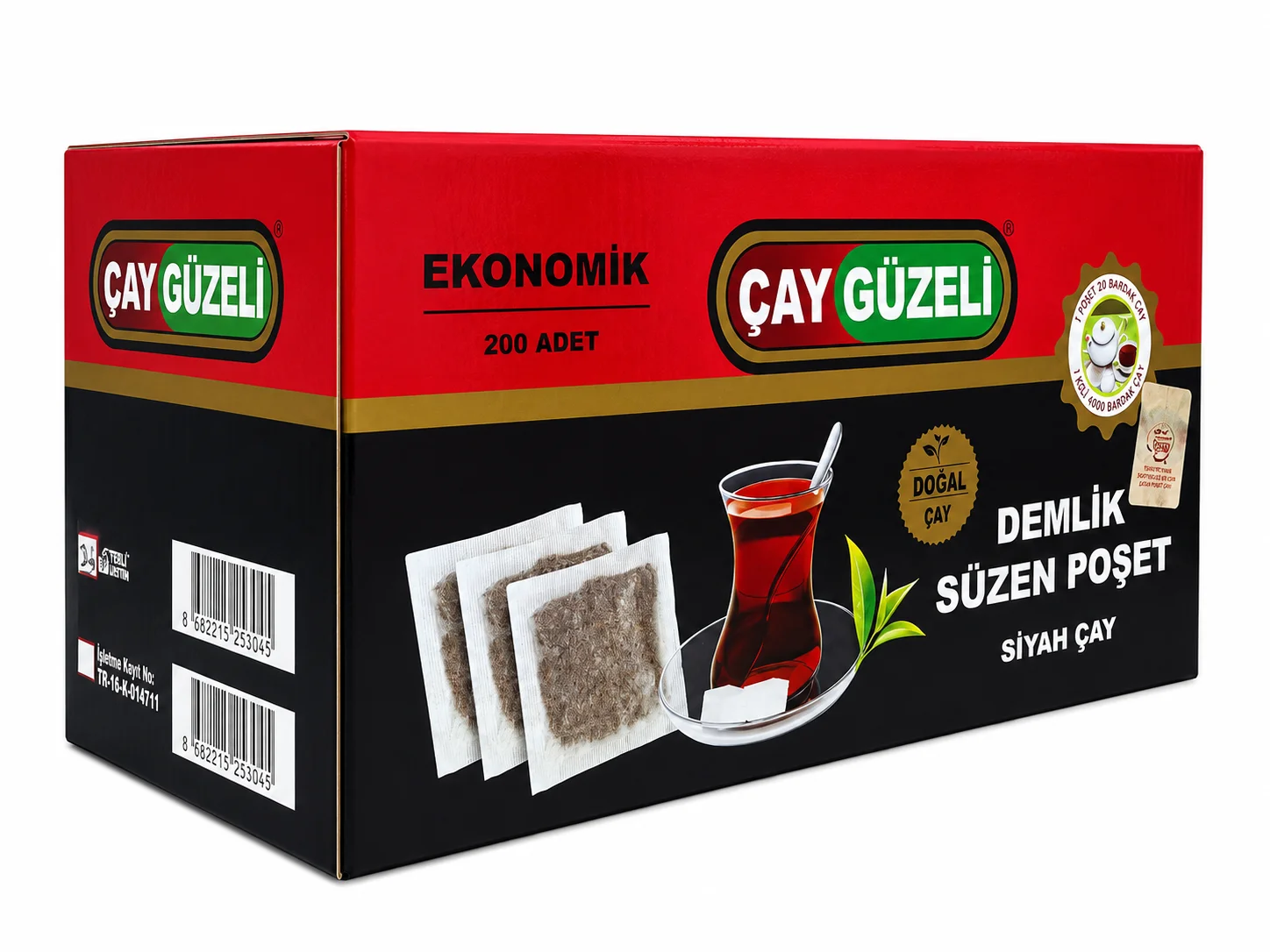 Çay Güzeli Demlik Poşet 34gr 6 kg